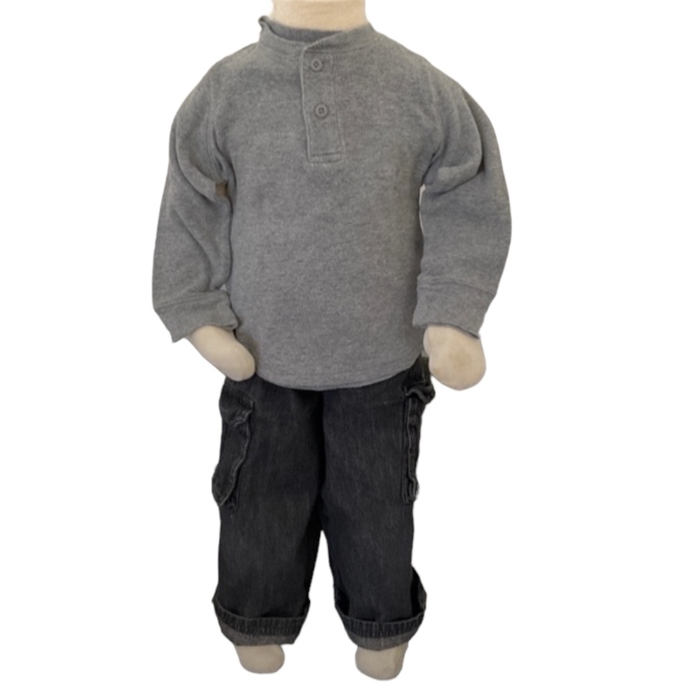 Jumping Beans Top & Garanimals Jeans Boys Size 4T VGC